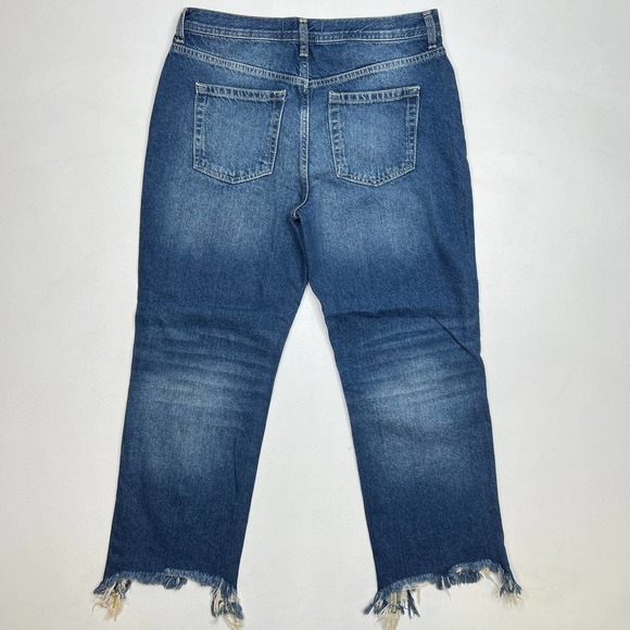 Free People Maggie Mid Rise Straight-Leg Jeans NWT Size 29 - Picture 4 of 12